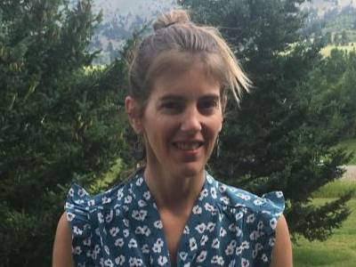 woman smiling