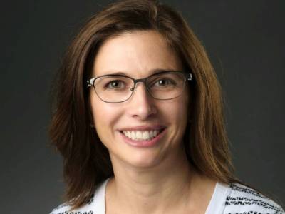 woman smiling