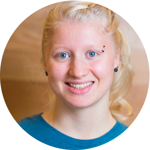 woman smiling